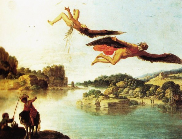 Paesaggio con caduta di Icaro (Carlo Saraceni, 1606-07)